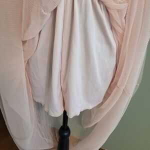 Blithe LA | Dresses | Nwt Blush Pink Blithe La Sheer Mini Maxi Dress ...